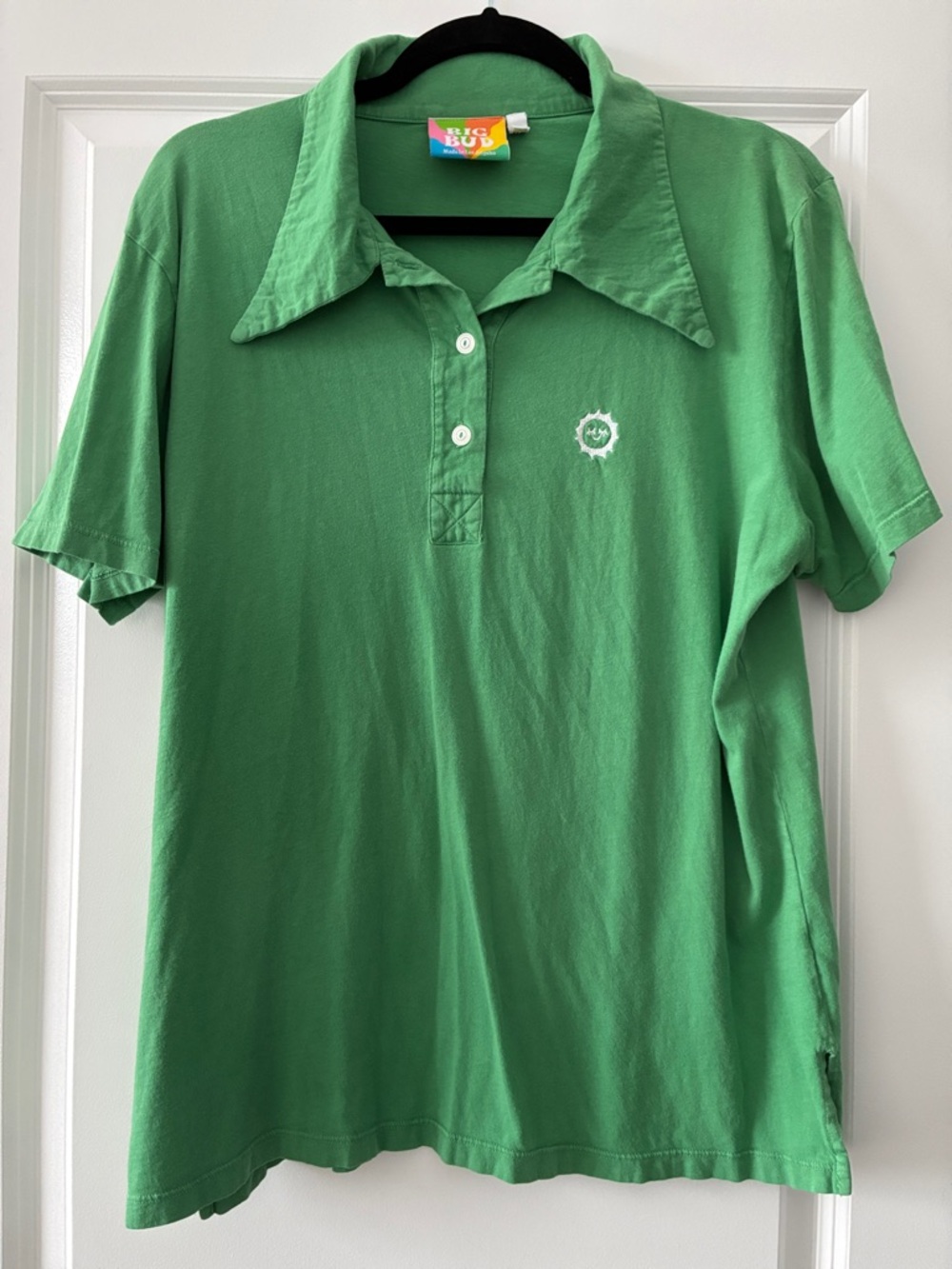 Big Bud Press Size L Polo Short Sleeve Top - Green